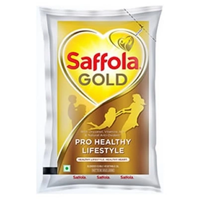 Saffola Gold pro Healthy oil 1 Litre packet order now