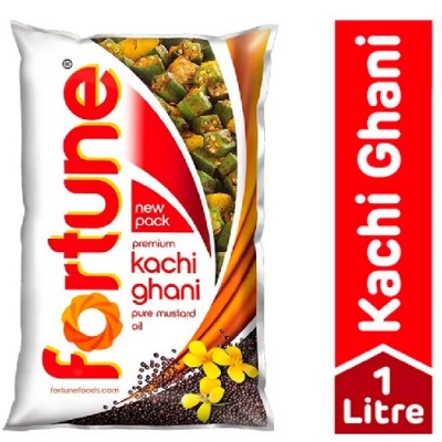 Fortune Premium Kacchi Ghani Pure Mustard Oil 1L pack